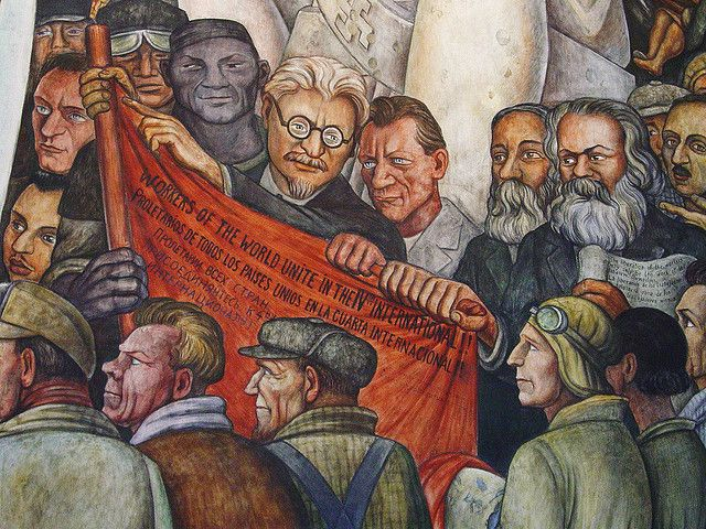 Lukisan Diego Rivera yang dilukis tahun 1934. Gambar dari jacobinmag.com