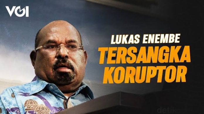 Gubernur Papua, Lukas Enembe. Foto dari voi.id