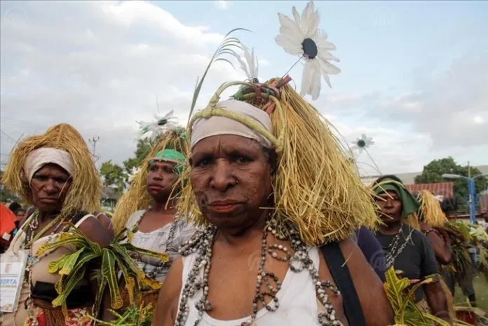 Mama-mama Marin, Merauke. Foto dari aa.com
