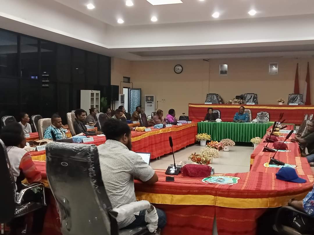 Situasi saat audiensi dengan MRP PBD. Foto dokumen P2MP. KS.